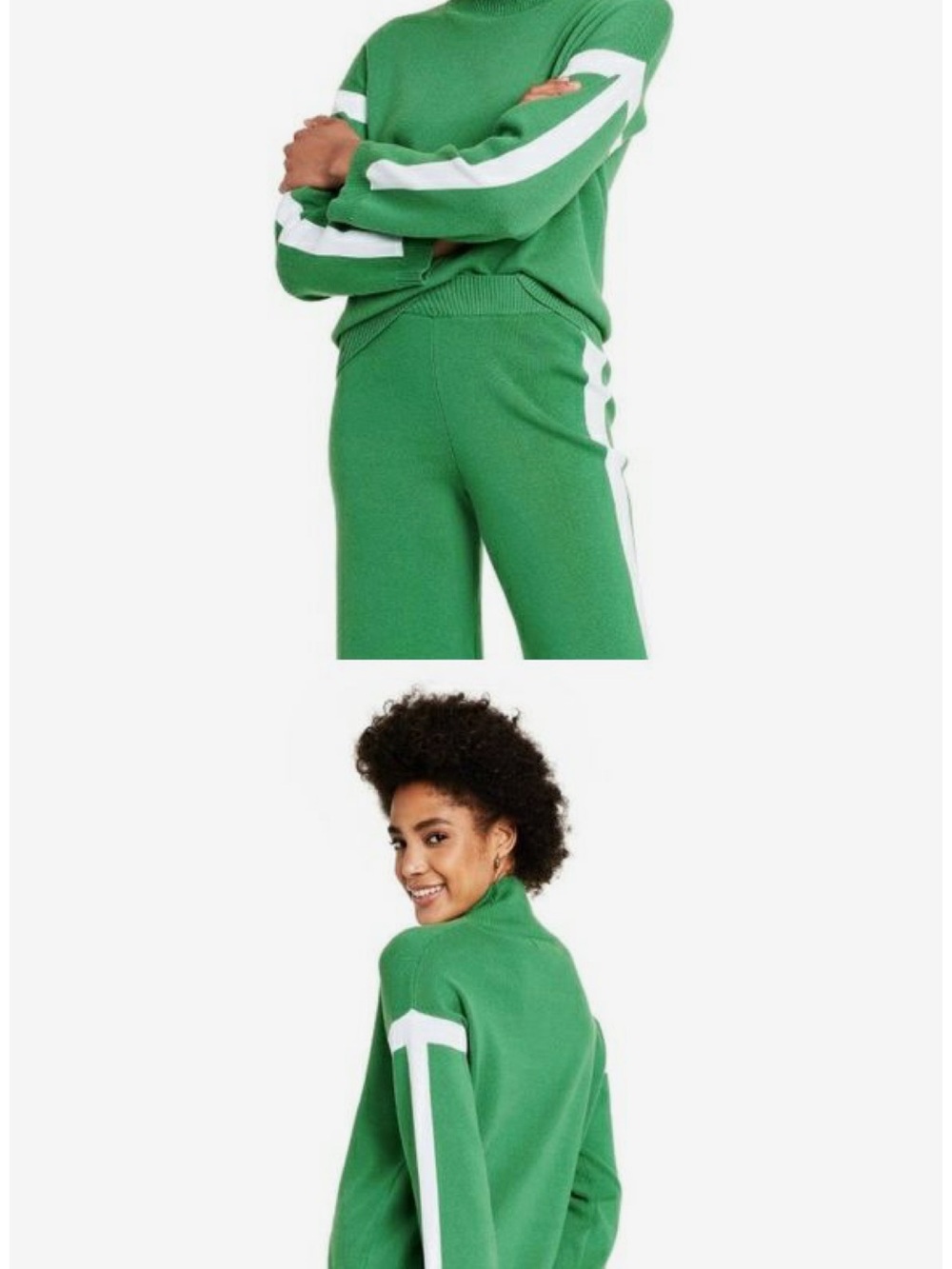 Green La Ligne x Targer Sweater and Pants Set